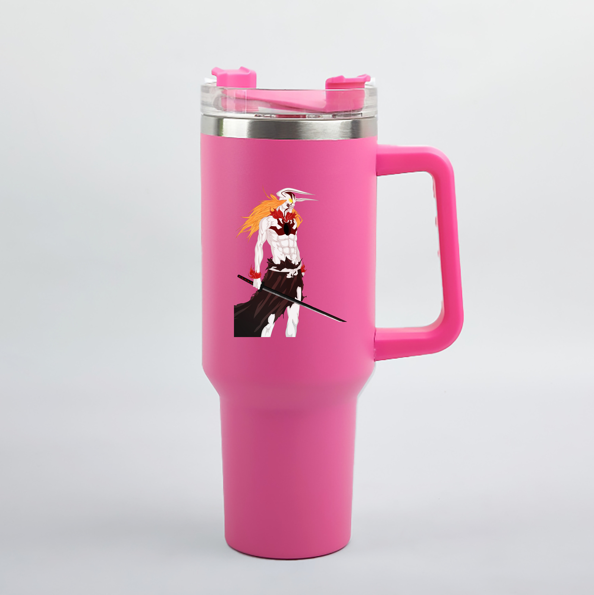 （画像用） ブリーチ 黒崎一護（くろさき いちご）BLEACH Kurosaki Ichigo 1200mL車用タンブラー（カラープリント）